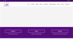 Desktop Screenshot of ckanimalrescue.com